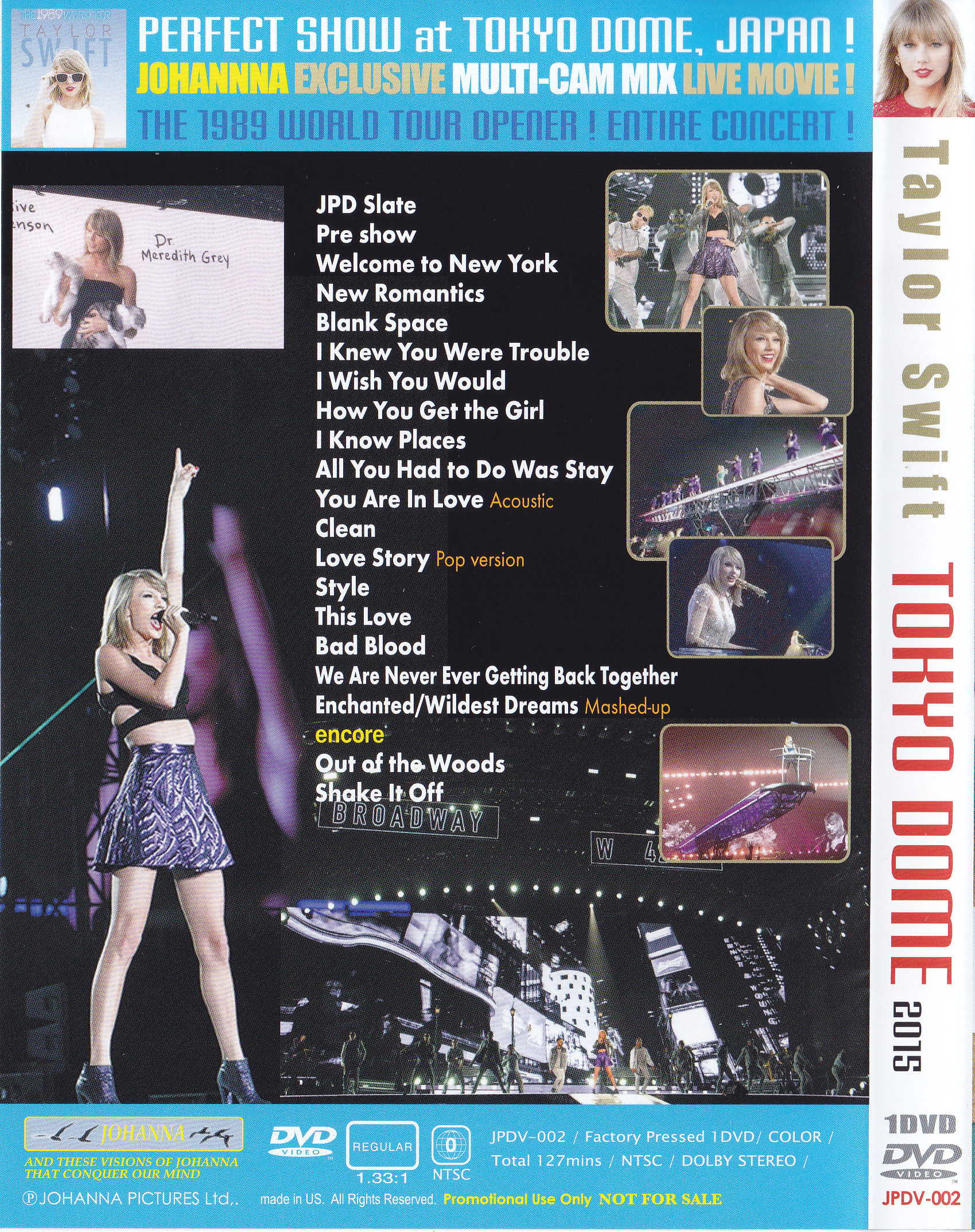 Taylor Swift Tokyo Dome 15 1dvd Giginjapan