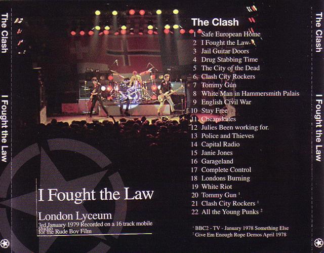 Clash I Fought The Law 1cd Giginjapan