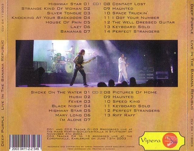 Deep Purple / Live in The Banana Republic / 2CD – GiGinJapan