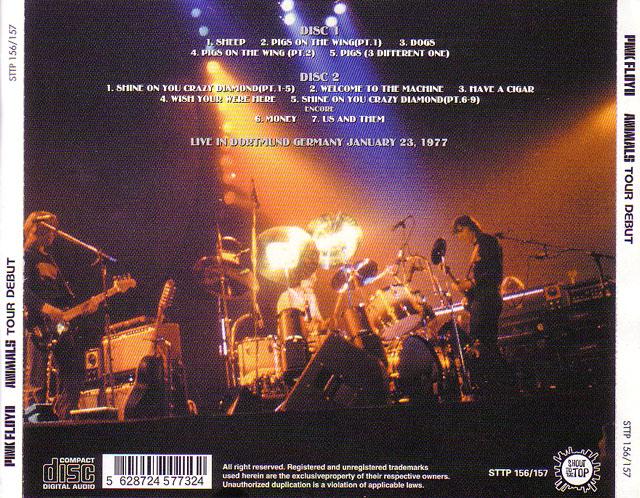 Pink Floyd / Animals Tour Debut / 2CD – GiGinJapan