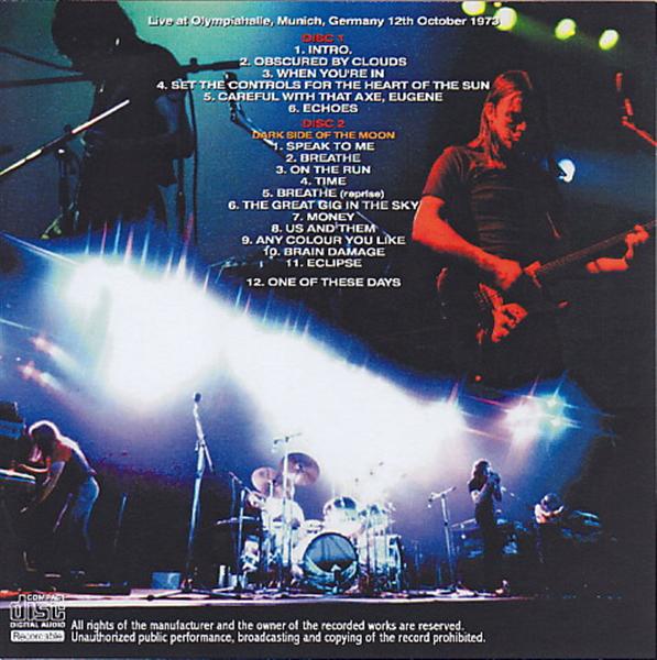 Pink Floyd / Munich 1973 Master & Longest / 2 CDR – GiGinJapan