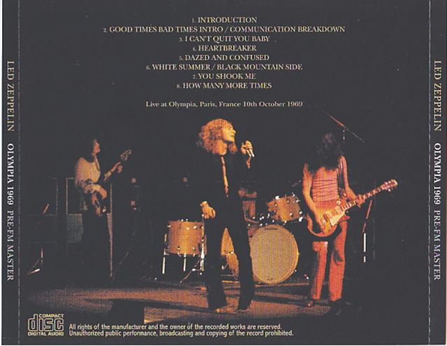 Led Zeppelin / Olympia 1969 Pre-Fm Master-New /1CD – GiGinJapan