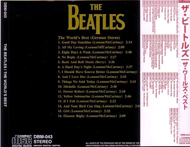 Beatles / The Worlds Best / 1CD Wx OBI Strip – GiGinJapan