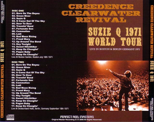 Creedence Clearwater Revival / Suzie Q 1971 World Tour /2CDR – GiGinJapan