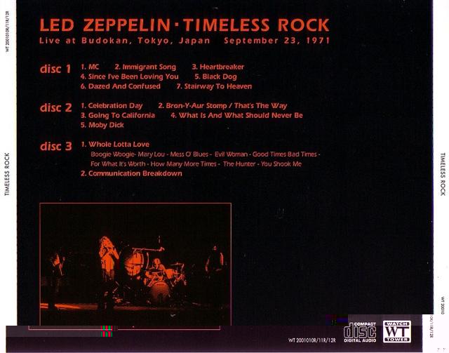 Led Zeppelin / Timeless Rock /3CD – GiGinJapan