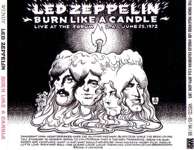 Led Zeppelin / Burn Like A Candle / 3CD OBI Strip – GiGinJapan