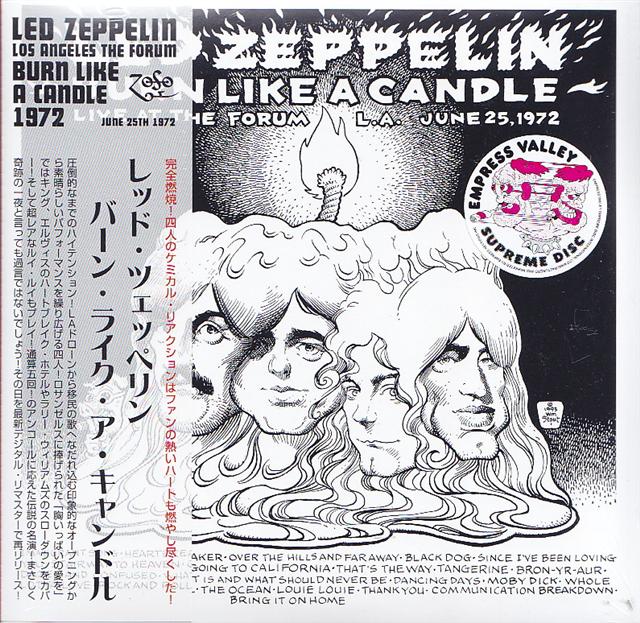 Led Zeppelin / Burn Like A Candle / 5CD Digipak With OBI Strip ...