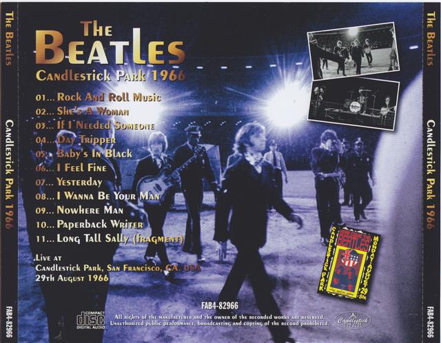 Beatles / Candlestick Park 1966 / 1 CD – GiGinJapan