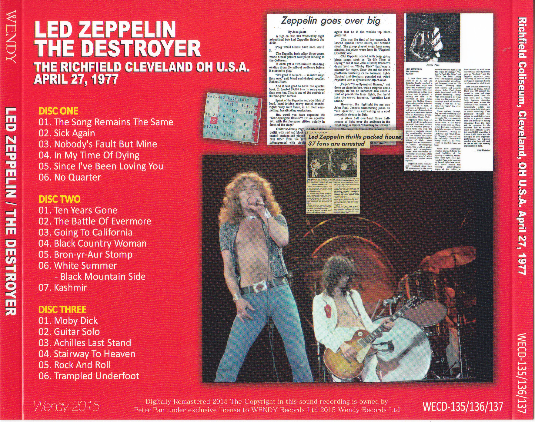 Destroyer Final Edition 3CD Led Zeppelin