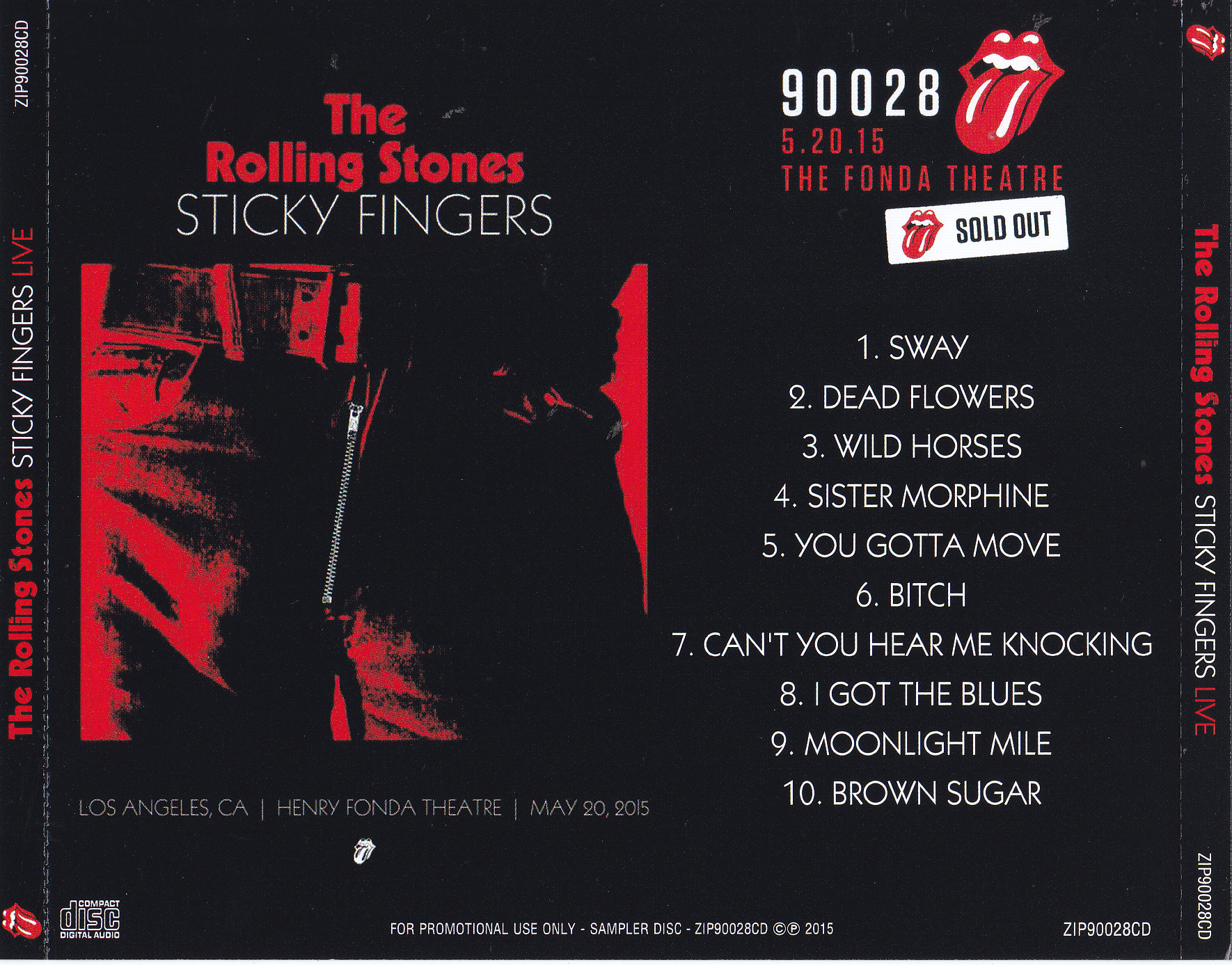 Rolling Stones / Sticky Fingers Live / 1CD – GiGinJapan