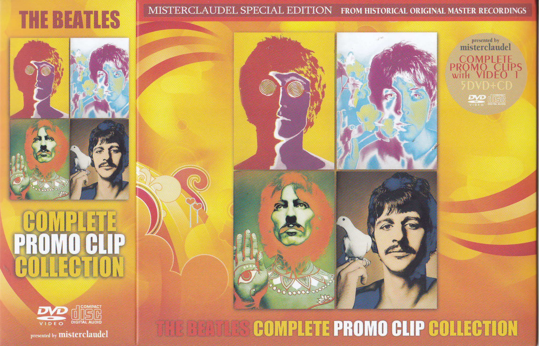 Beatles / Complete Promo Clip Collection / 5DVD+1CD Wx Slipcase