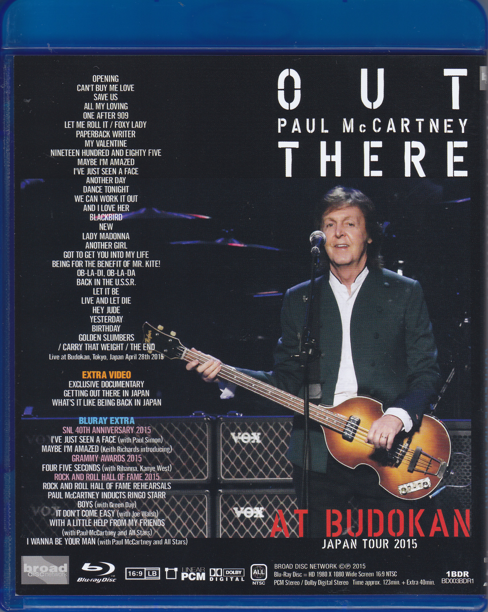 Paul McCartney / At Budokan Japan Tour 2015 Complete HD Concert