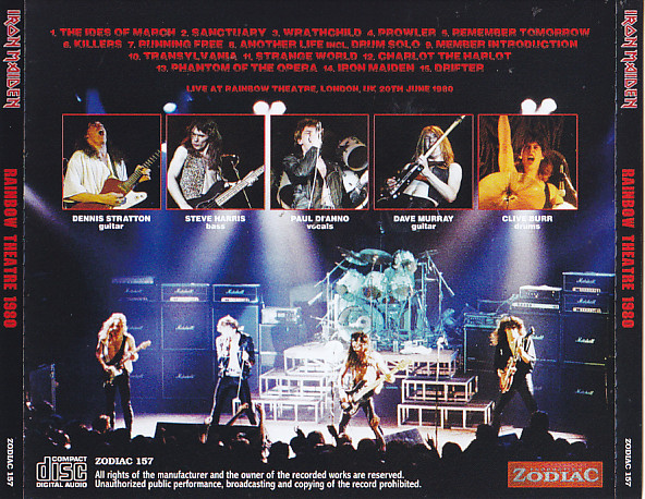 Iron Maiden / Rainbow Theatre 1980 / 1CD – GiGinJapan