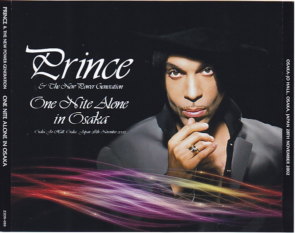 PRINCE  One Nite Alone...Live！