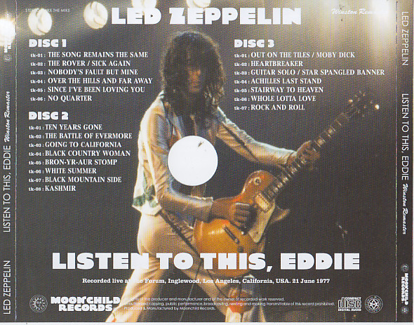 Led Zeppelin / Listen To This Eddie Winston Remaster / 3CD 