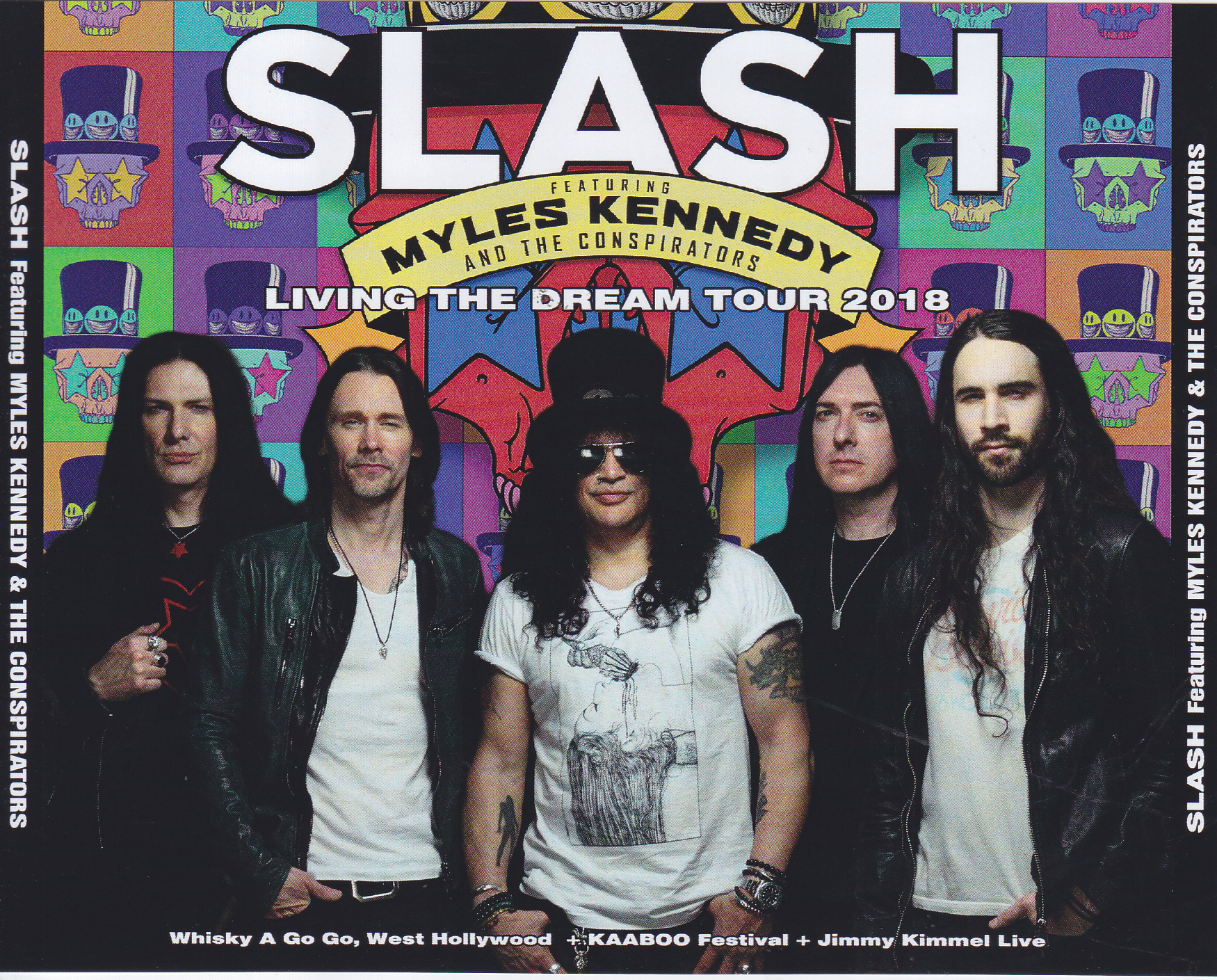 SLASH FEAT. MYLES KENNEDY & THE CONSPIRATORS - Living the dream Tour -  2CDDVD