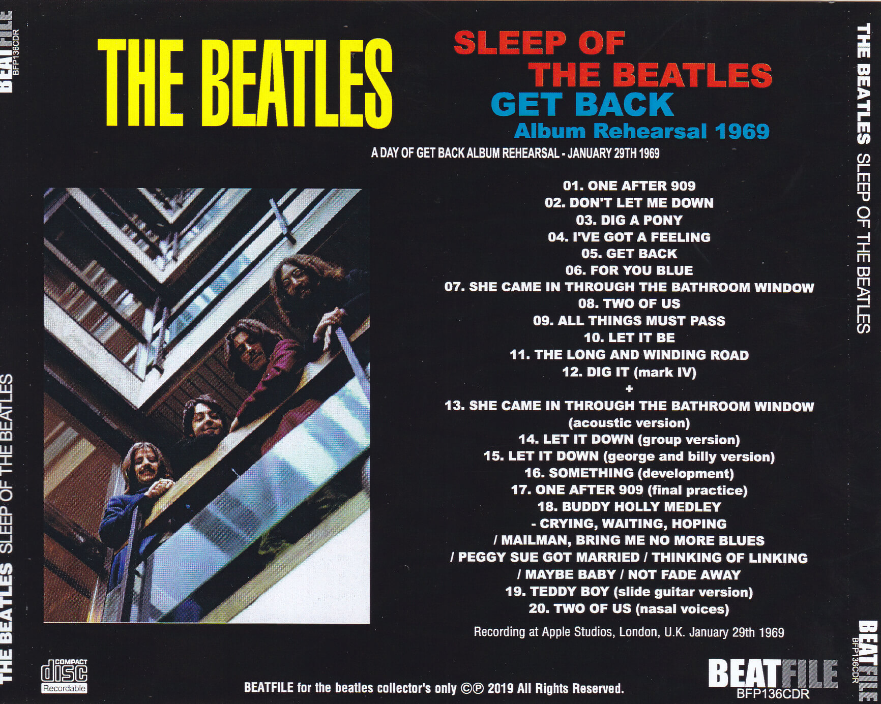 Beatles / Sleep Of The Beatles / 1CDR – GiGinJapan