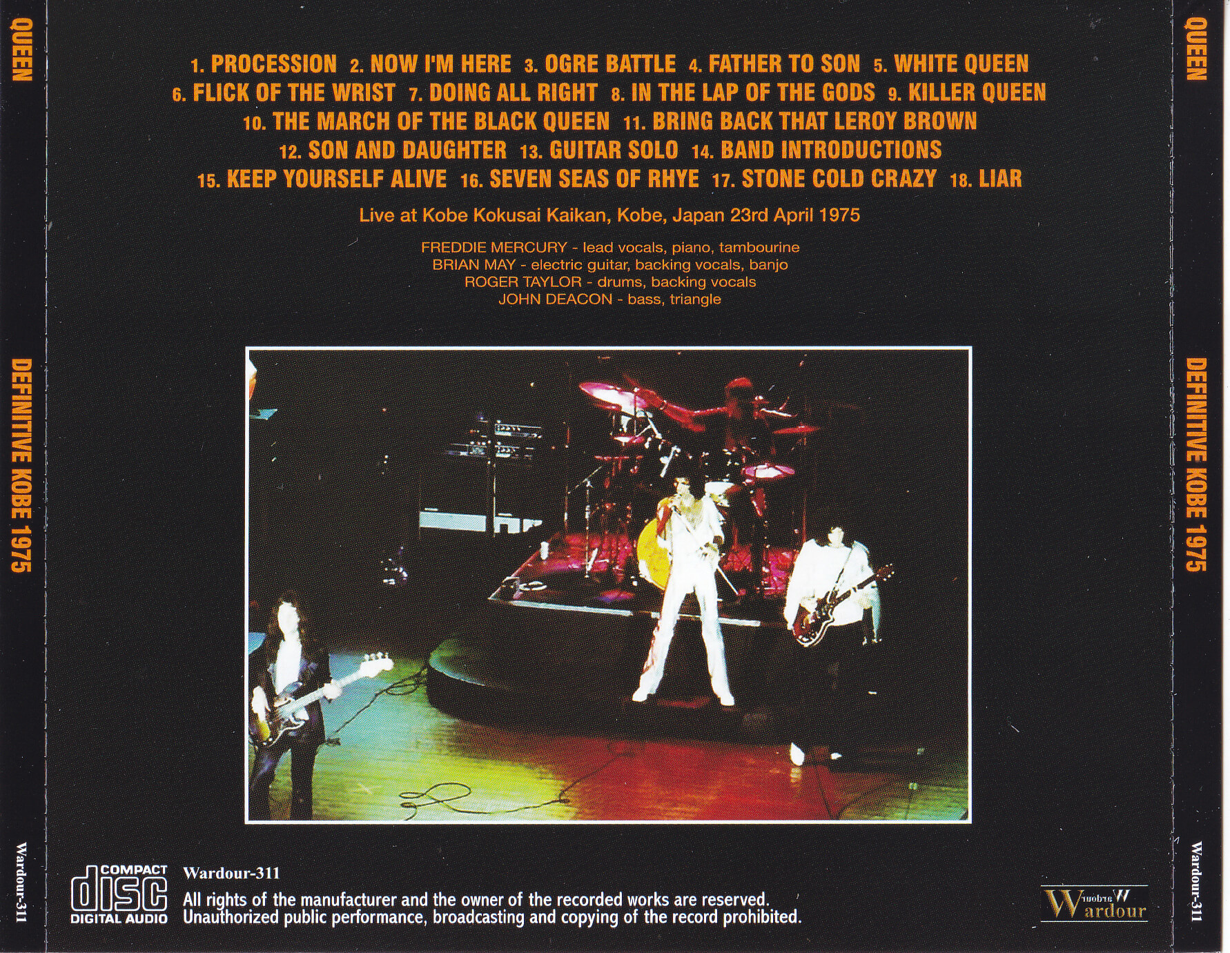 Queen / Definitive Kobe 1975 / 1CD+1Bonus CDR – GiGinJapan