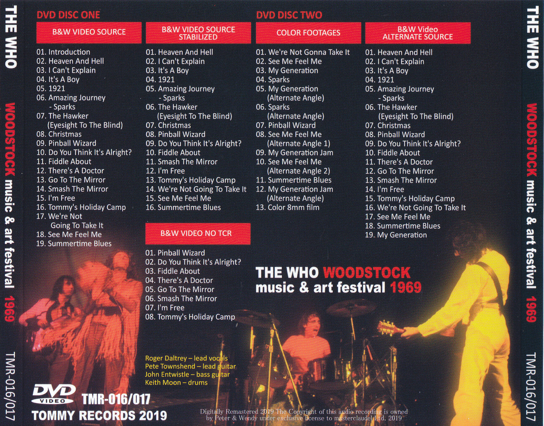 Who / Woodstock Music & Art Festival 1969 / 2DVD With OBI ...