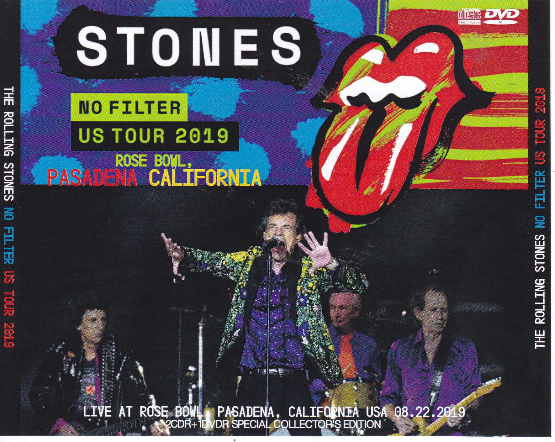 Rolling Stones / No Filter US Tour 2019 Rose Bowl Pasadena California / 2CDR+1DVDR ...