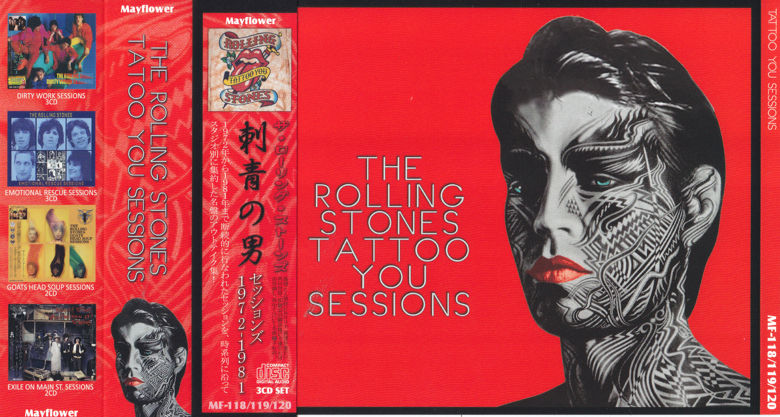 Rolling Stones / Tattoo You Session / 3CD With OBI Strip – GiGinJapan