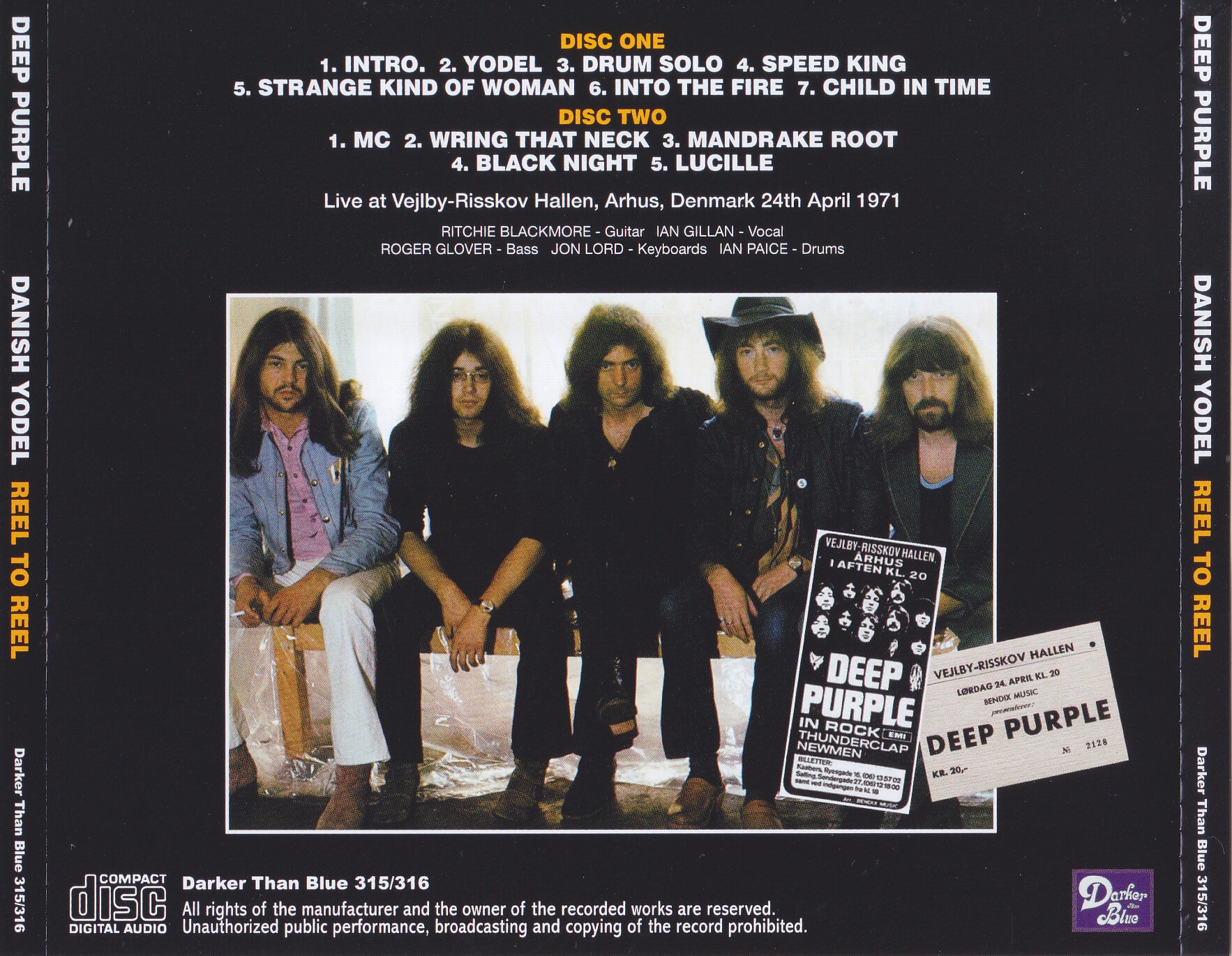 Deep Purple / Danish Yodel Reel To Reel / 2CD – GiGinJapan