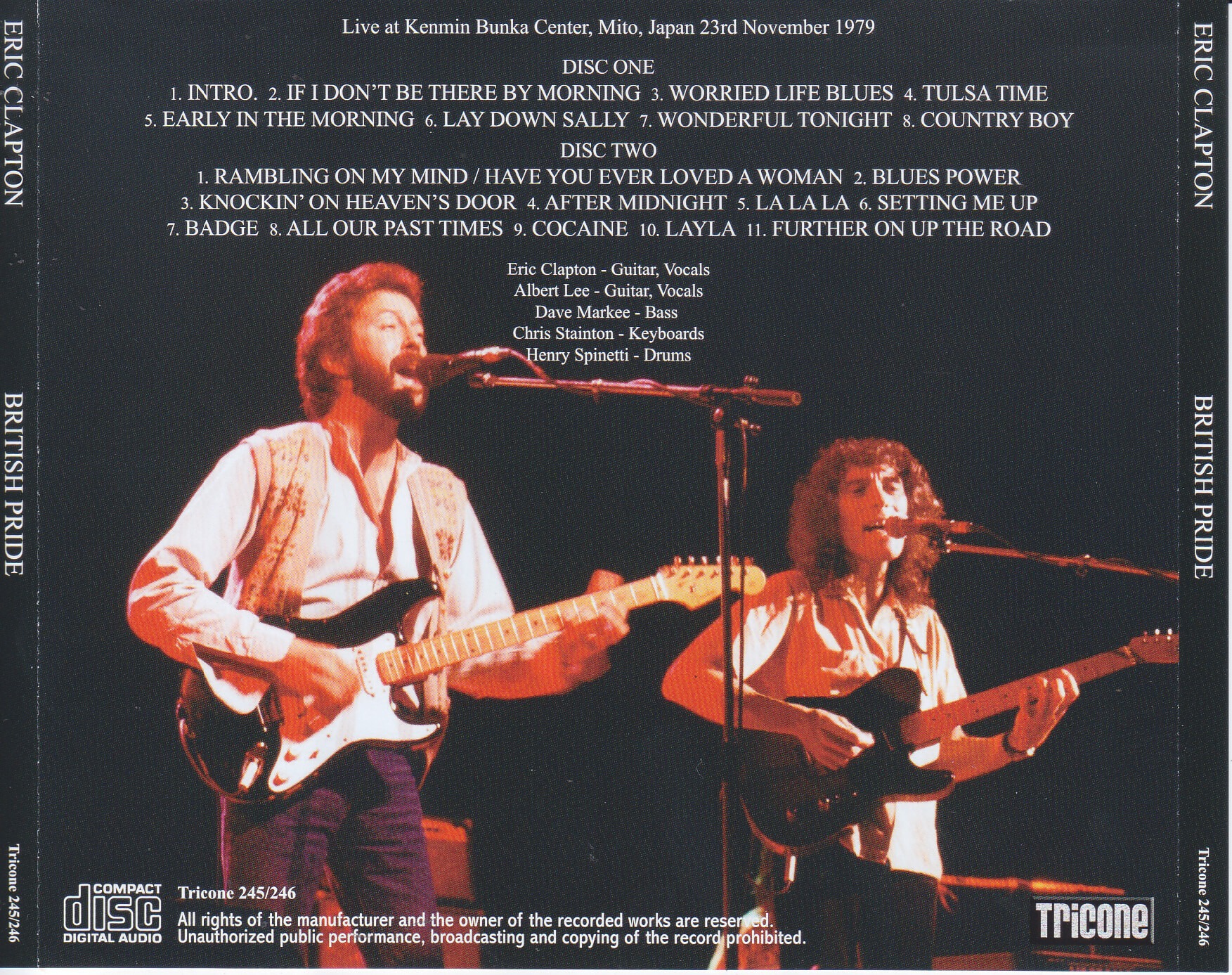 Eric Clapton / British Pride-2nd Press / 2CD – GiGinJapan