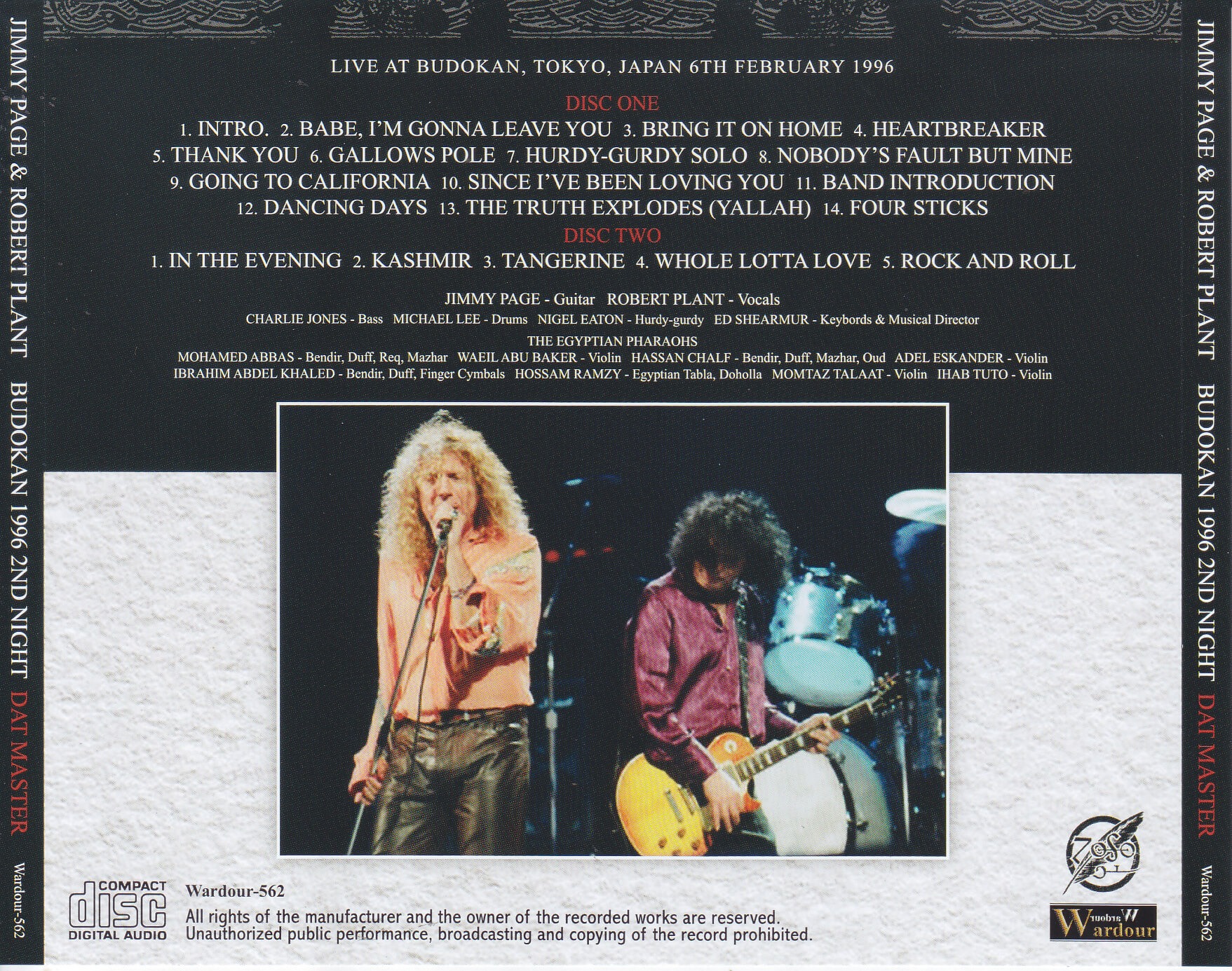 Jimmy Page & Robert Plant / Budokan 1996 2nd Night: Dat Master