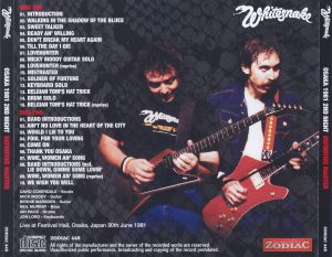 whitesnake 1981 tour
