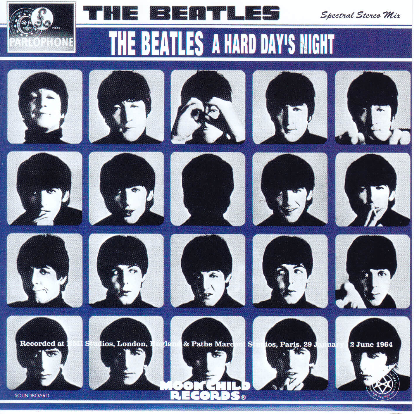 BEATLES★A Hard Day's Night UK Y/B Parlop