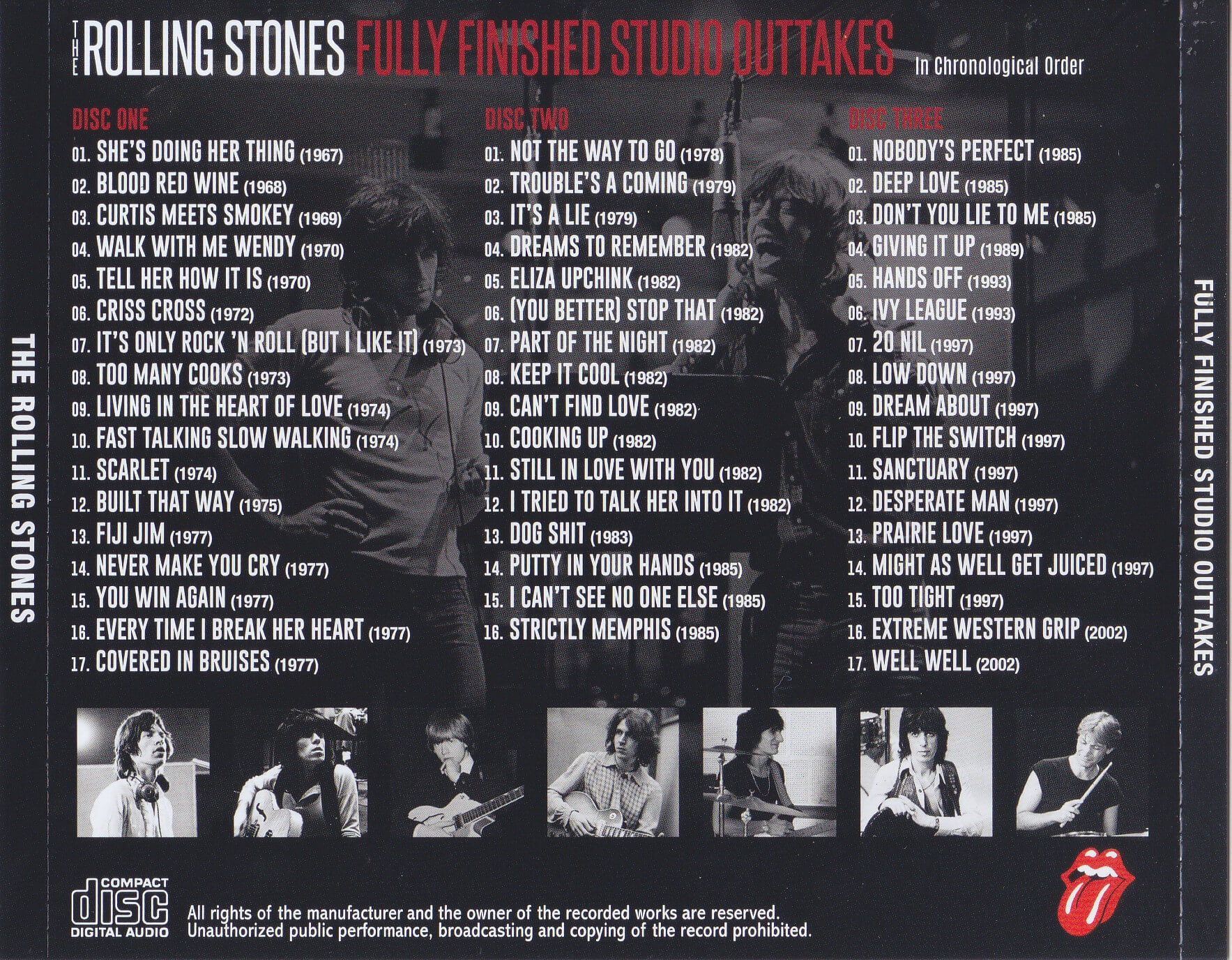 Rolling Stones / Fully Finished Studio Outtakes / 3CD – GiGinJapan
