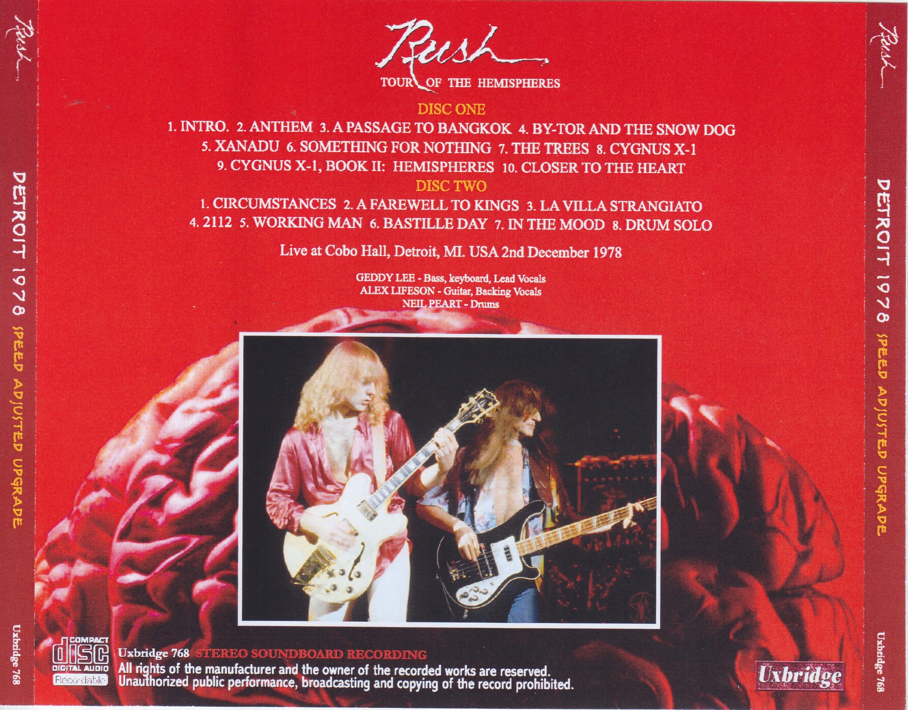 ラッシュ・Rush / Guitar Anthology Series Xanadu・A Passage to