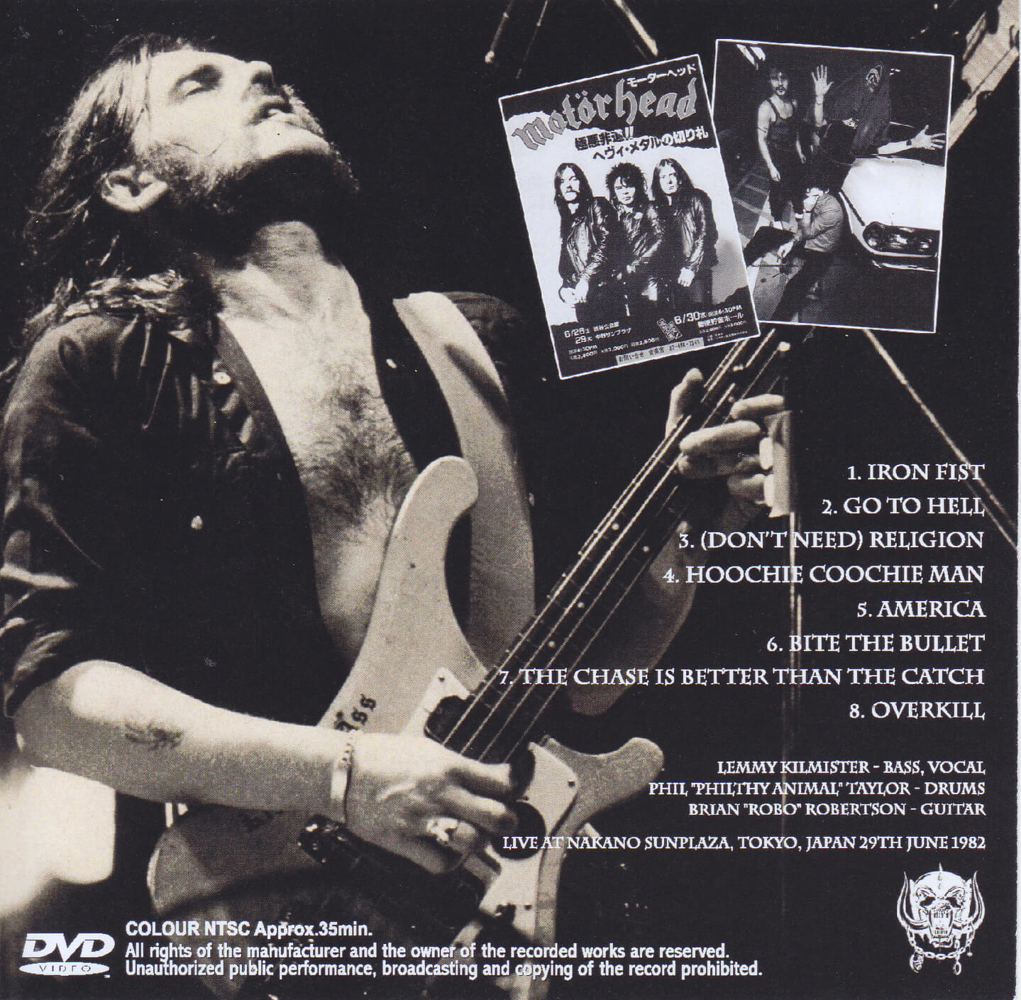 Motorhead / Tokyo 1982 Definitive Master / 1CD+1Bonus DVDR