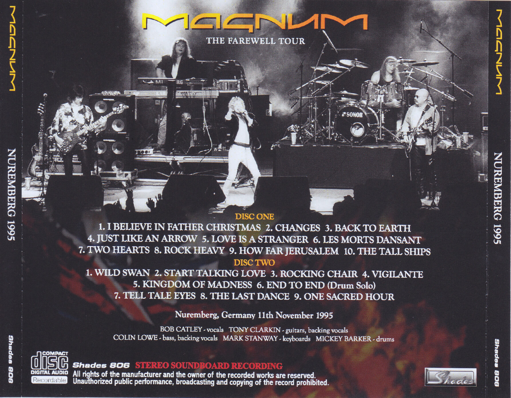 Magnum / Nuremberg 1995 / 2CDR – GiGinJapan