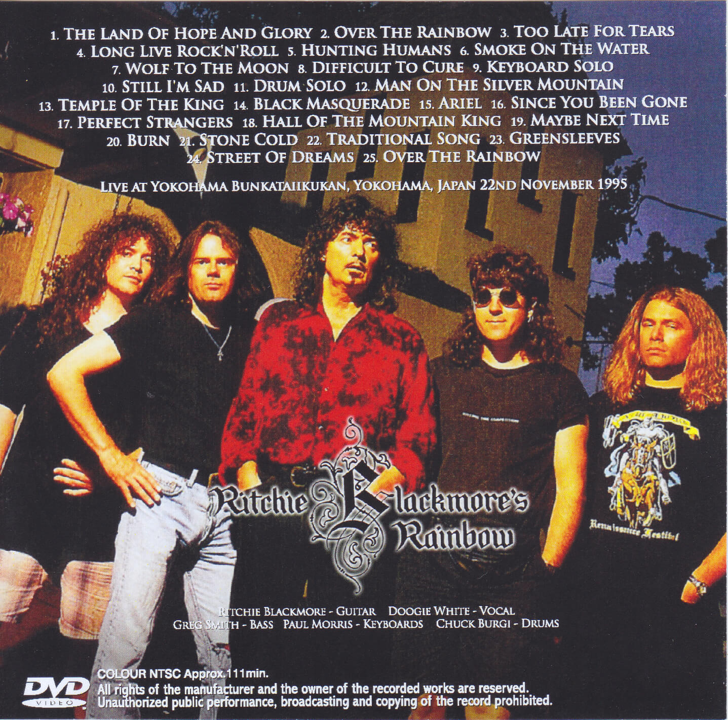 Ritchie Blackmore's Rainbow / Nagoya 1995 Dat Master / 2CD+1Bonus