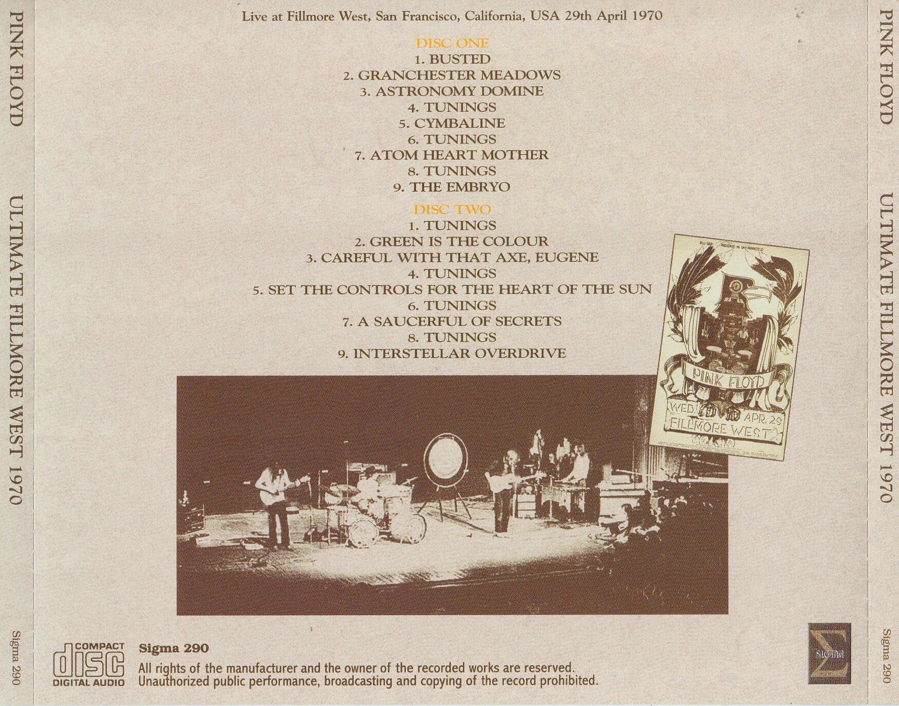 Pink Floyd / Ultimate Fillmore West 1970 / 2CD – GiGinJapan