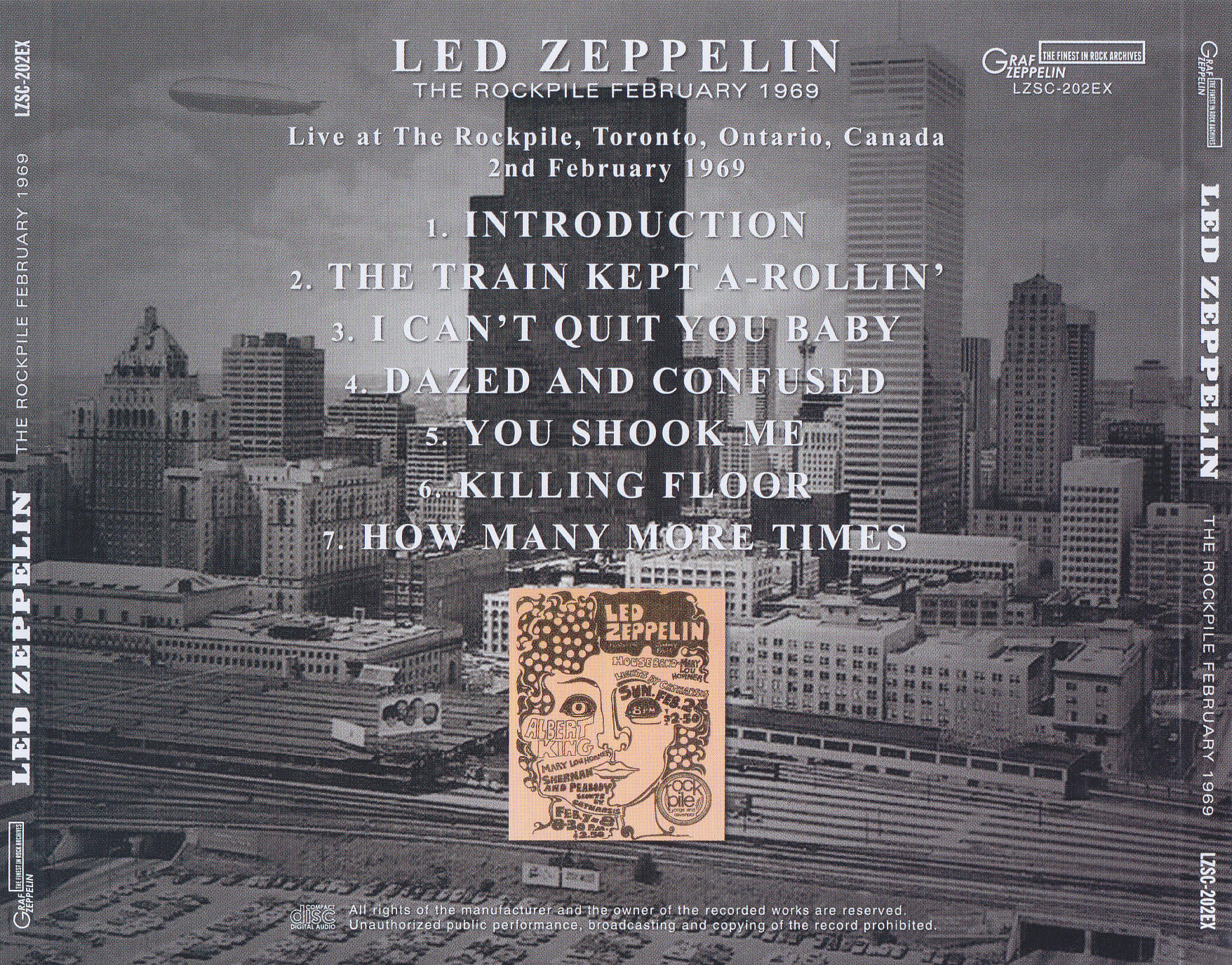 Led Zeppelin / The Rockpile February 1969 / 1CD – GiGinJapan