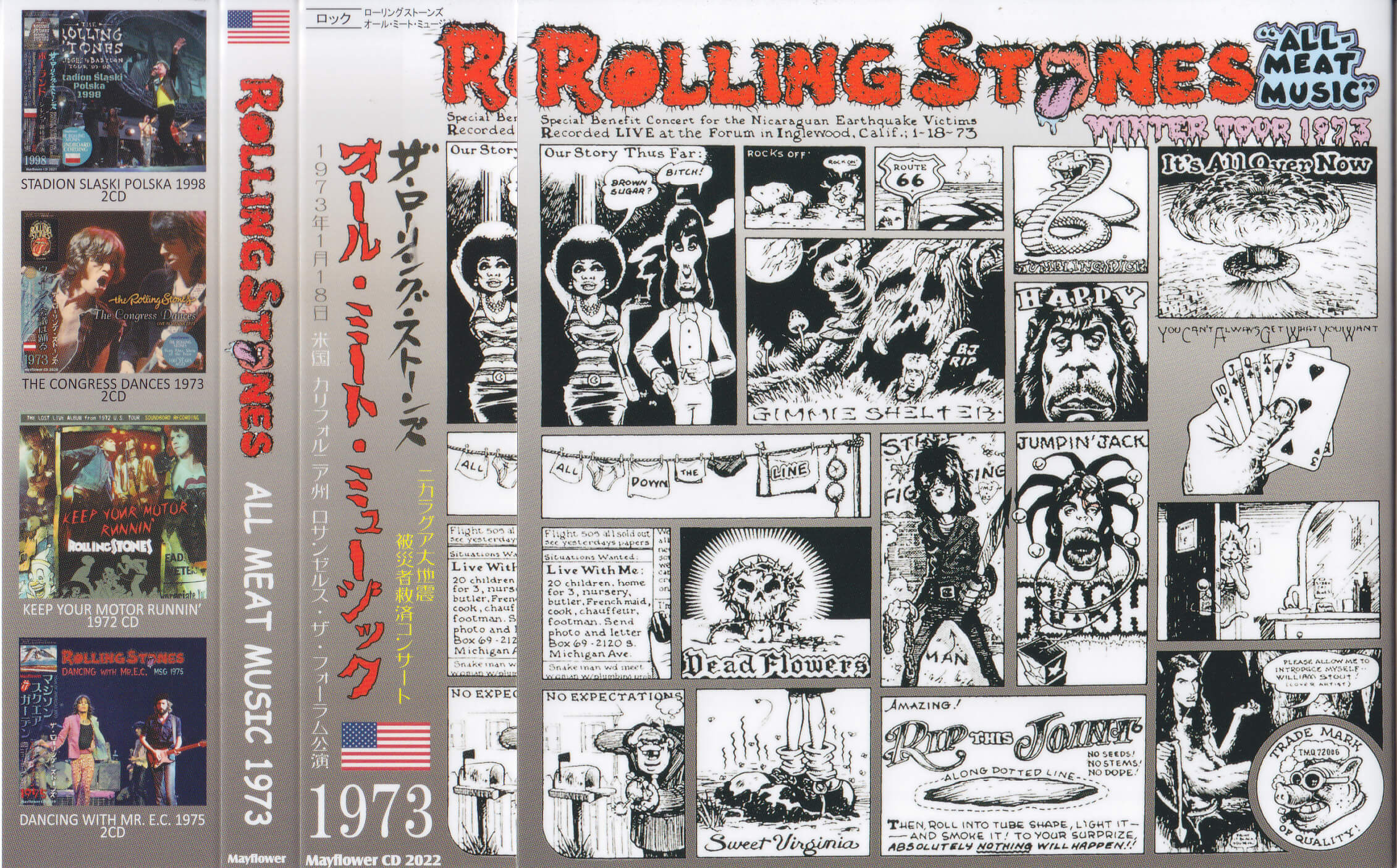 Rolling Stones / All Meat Music 1993 / 2CD With OBI Strip – GiGinJapan