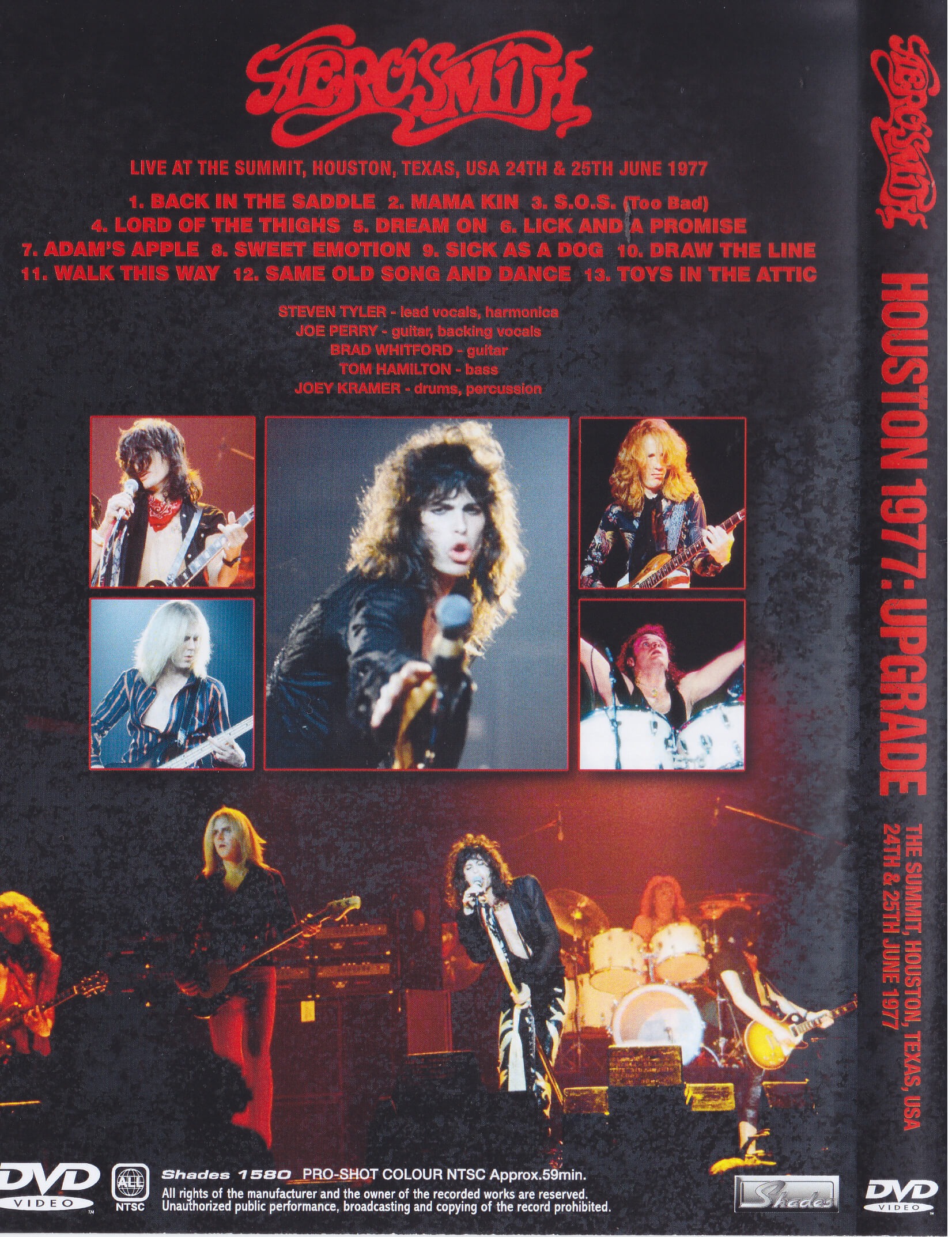 Aerosmith / Houston 1977: Upgrade / 1DVDR – GiGinJapan