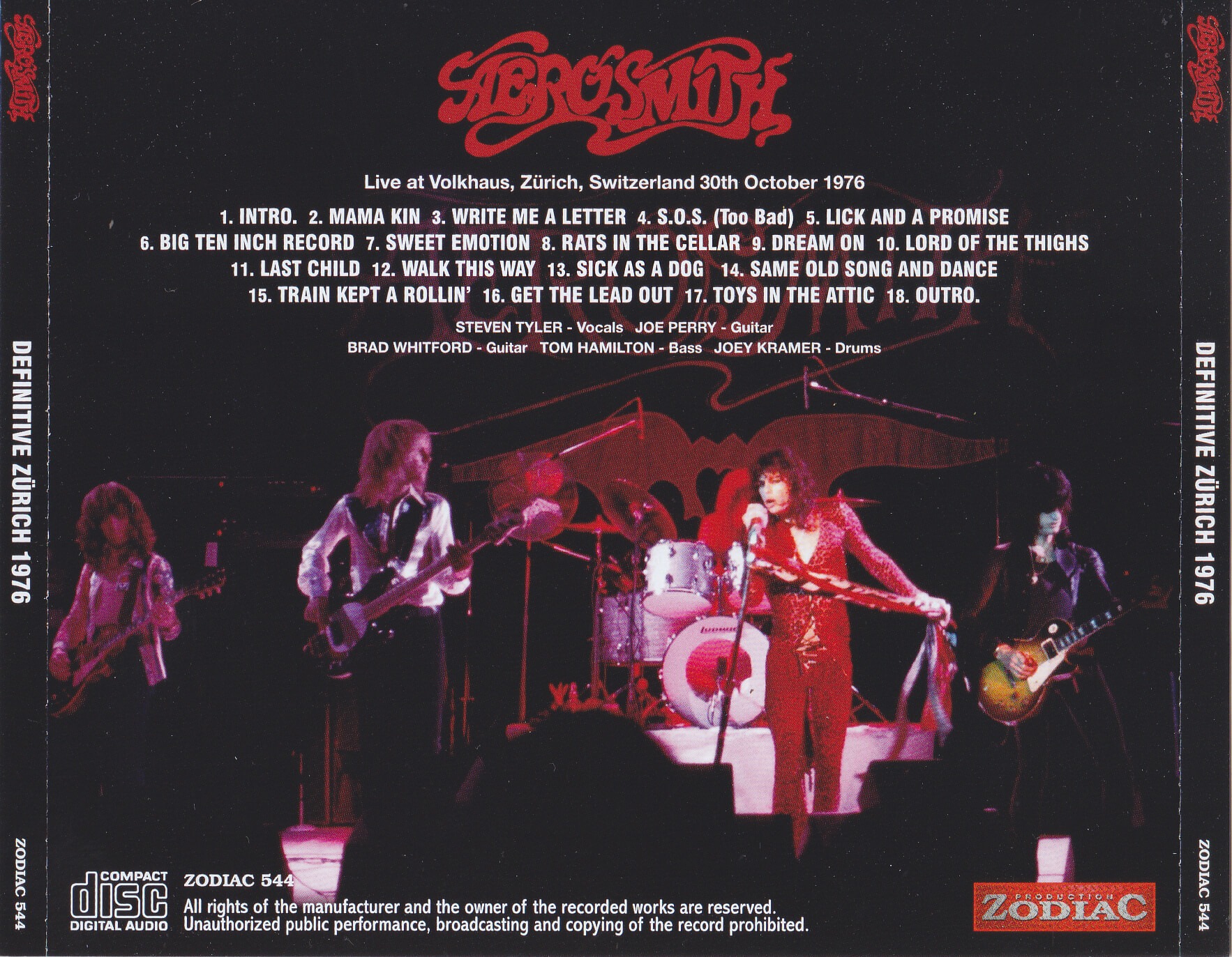 Aerosmith / Definitive Zurich 1976 / 1CD – GiGinJapan