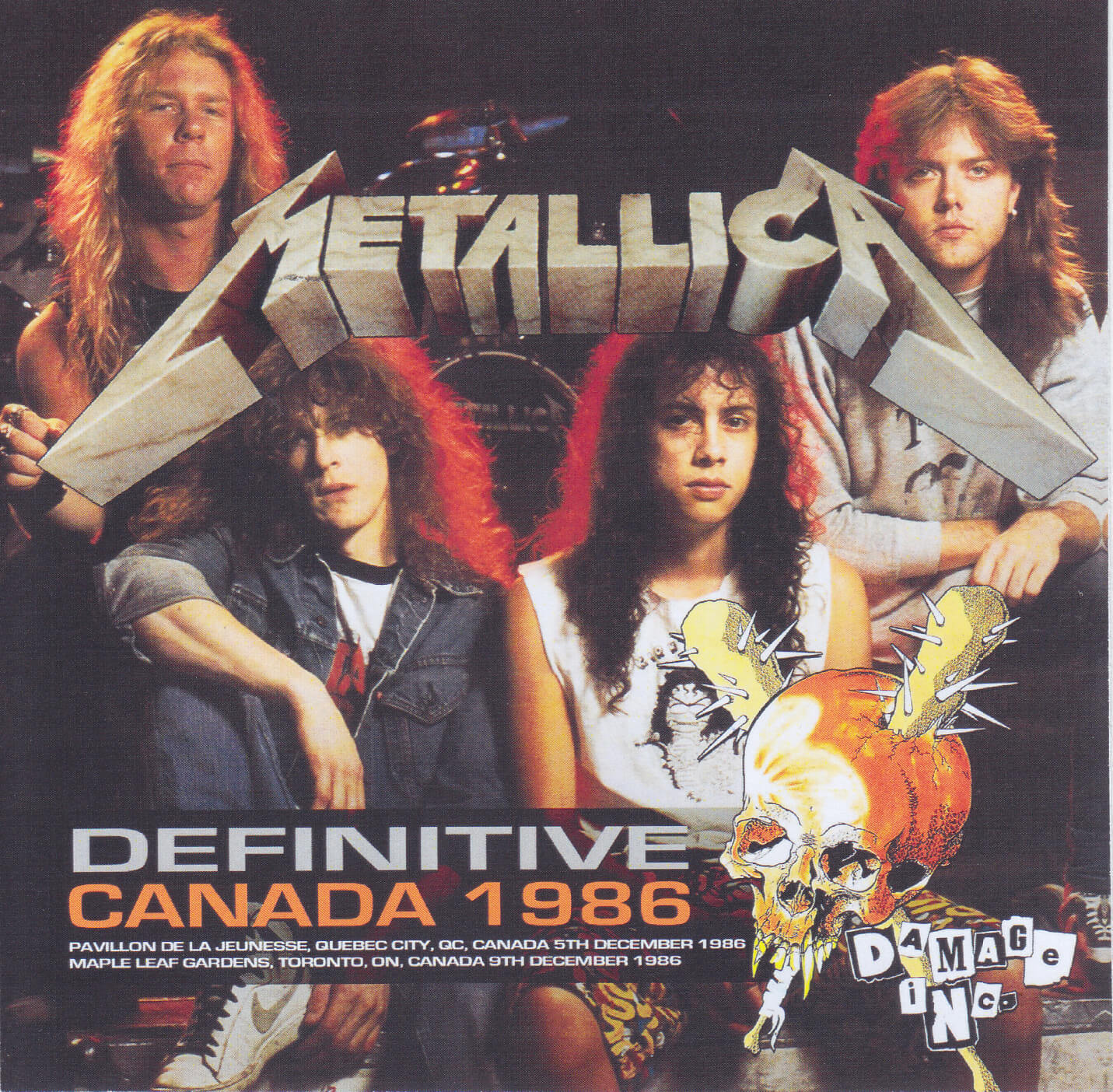 Metallica / Definitive Canada 1986 / 2DVDR – GiGinJapan