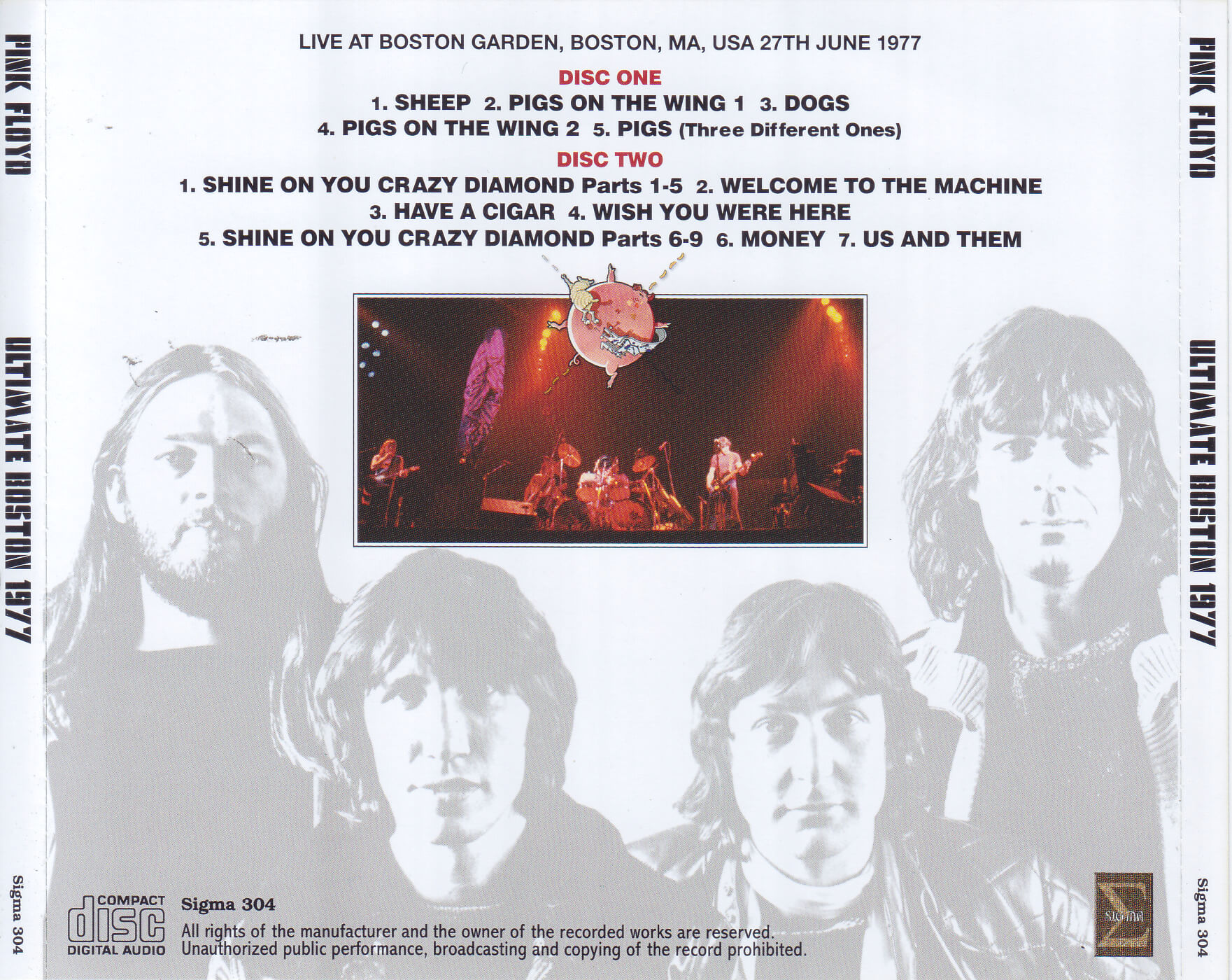 Pink Floyd Wish You Were Here CD TARGET ERA JAPAN CBS CK33453 David Gilmour  RARE