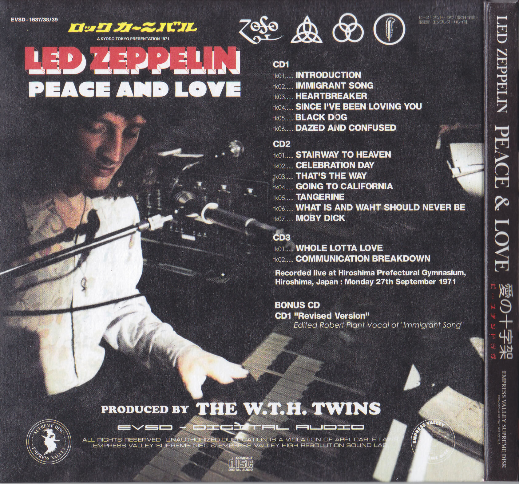 Led Zeppelin IV CD Replica Presentation Disc 