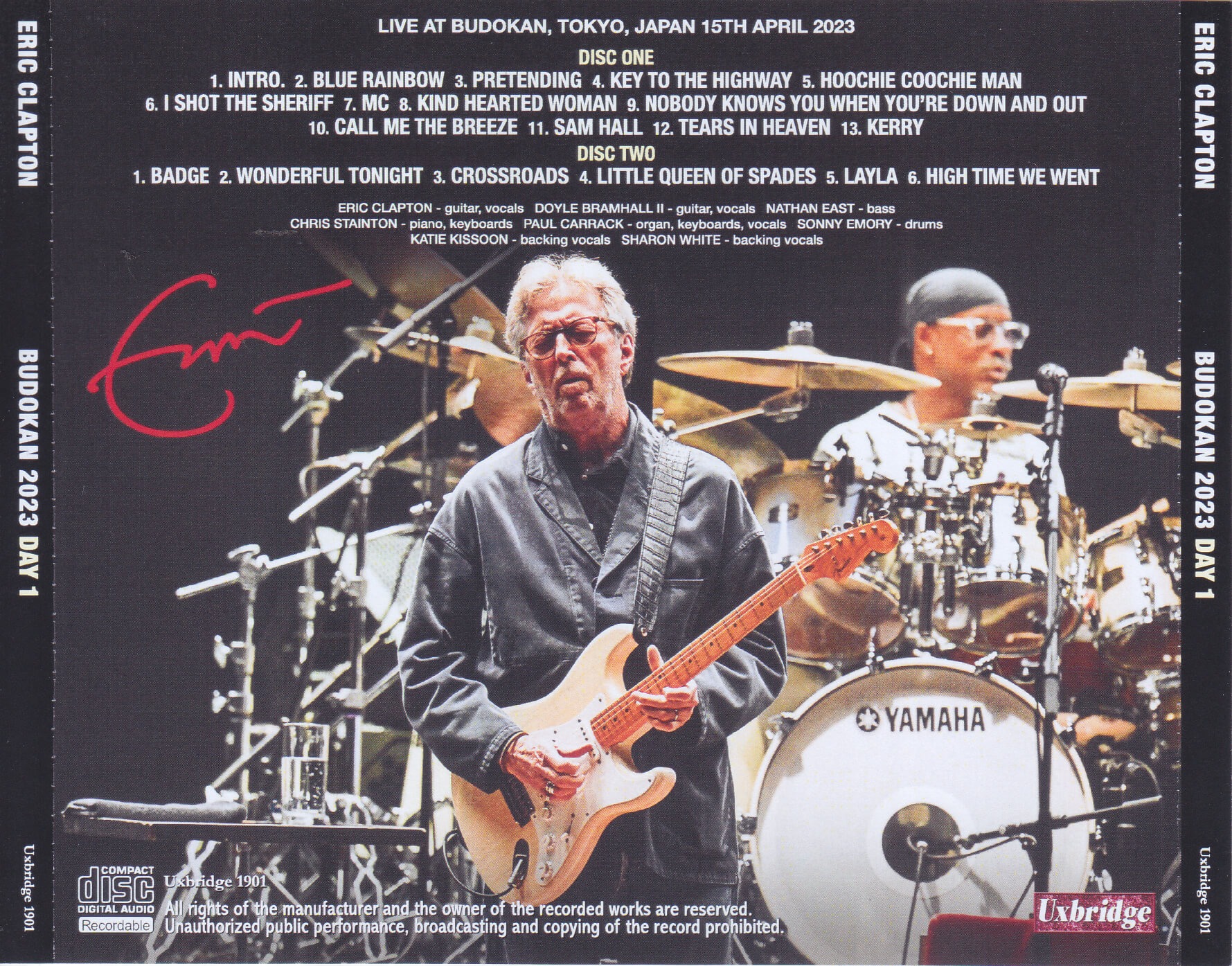 Eric Clapton / Budokan 2023 Day 1 / 2CDR GiGinJapan