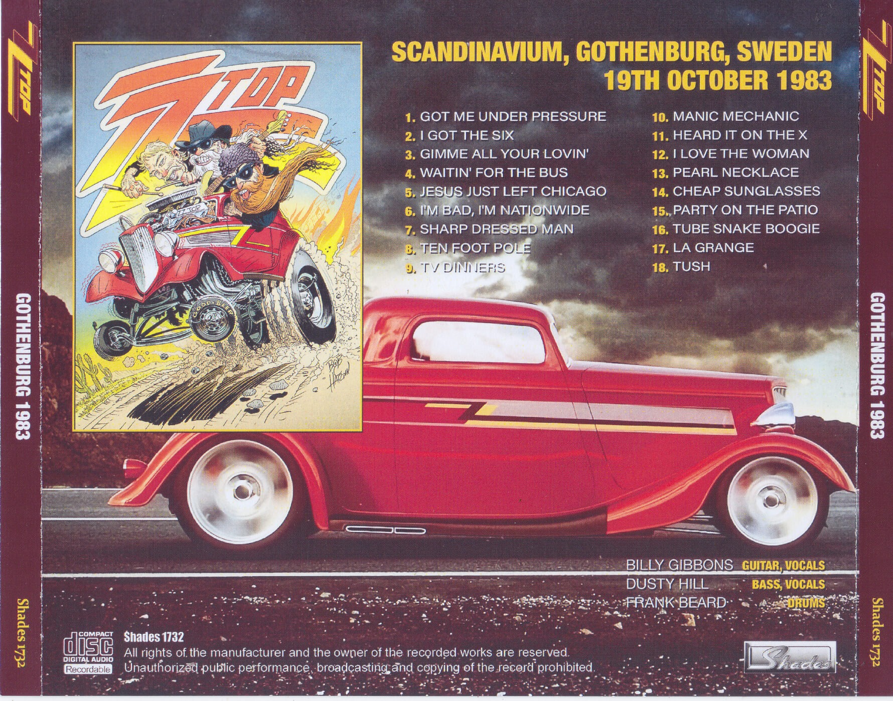 ZZ Top / Gothenburg 1983 / 1CDR – GiGinJapan