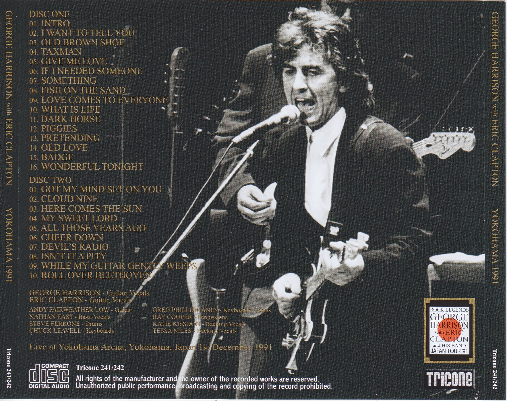 George Harrison With Eric Clapton And His Band / Yokohama 1991 